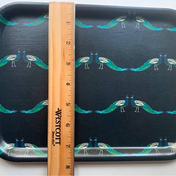 Sophie Allport Peacock Printed Tray - Picture 5 of 6